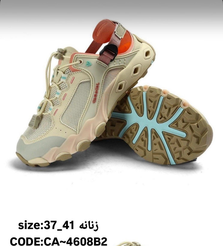 صندل آبنوردی زنانه کاراکال مدل CA_4608b-2 | سبک، ضدلغزش تابستانی طبیعت گردی